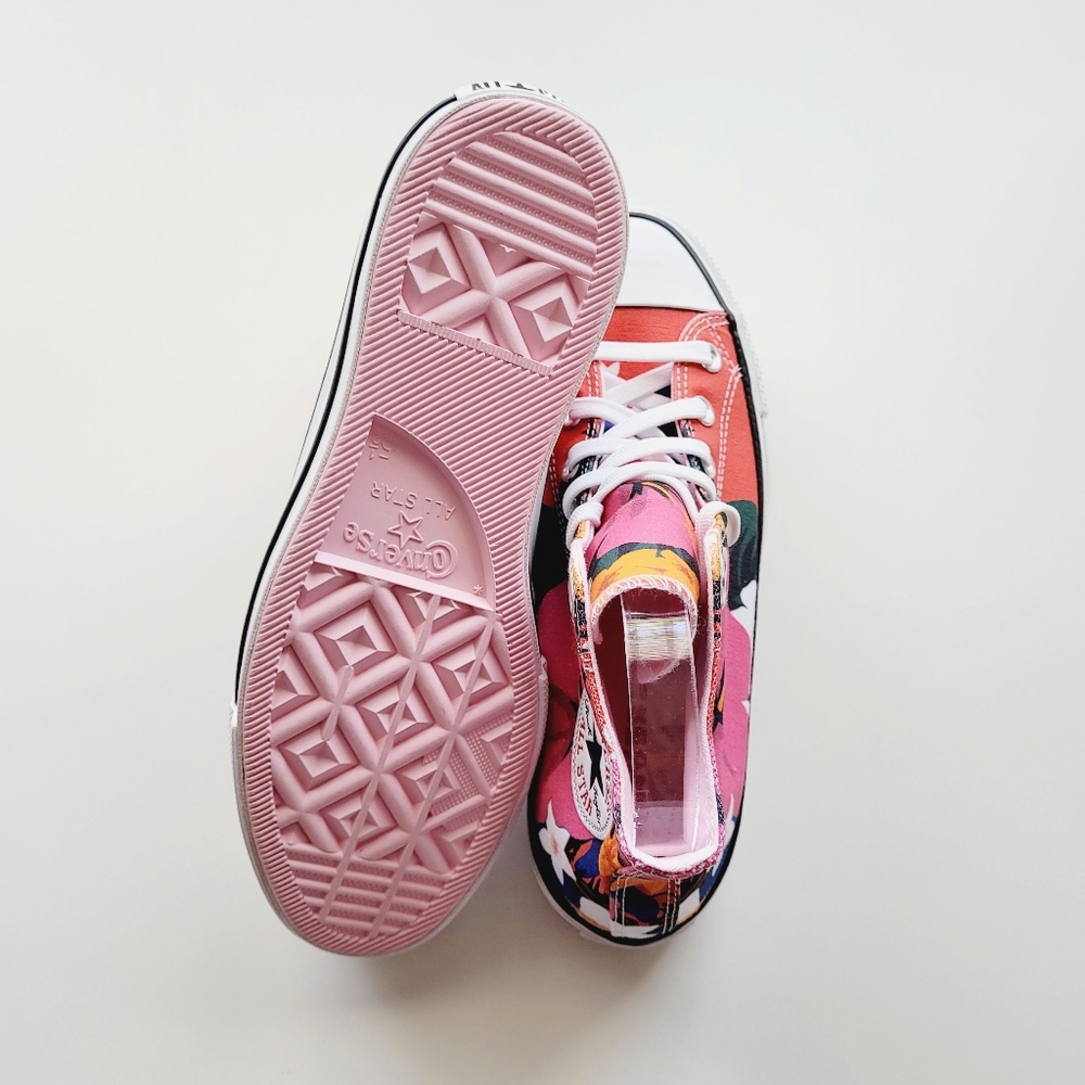 Converse CTAS Lift Hi Strawberry Jam/White/Black - Picture 5 of 6